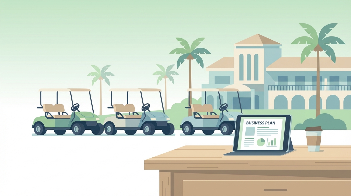 Golf cart rental business plan guide