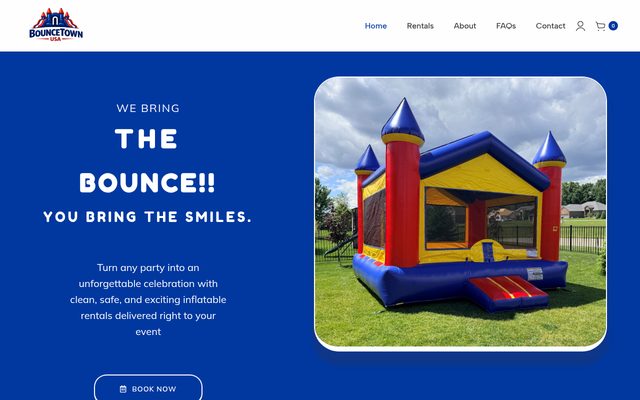 Bouncetown USA website