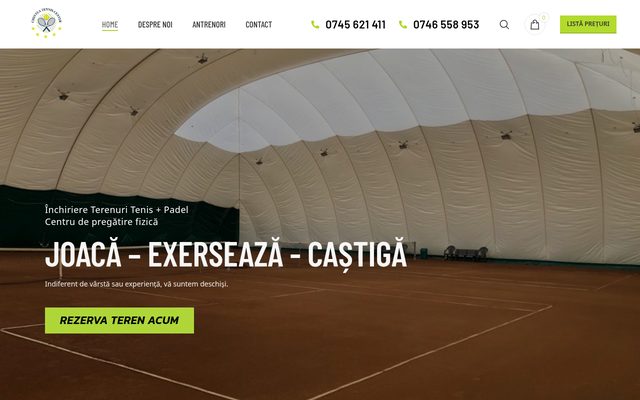 Ciuntea Tennis Center website