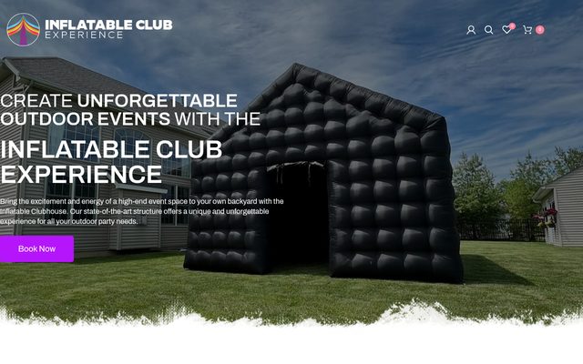Inflatable Club House website
