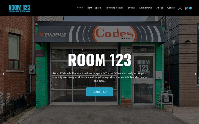 Room 123 website