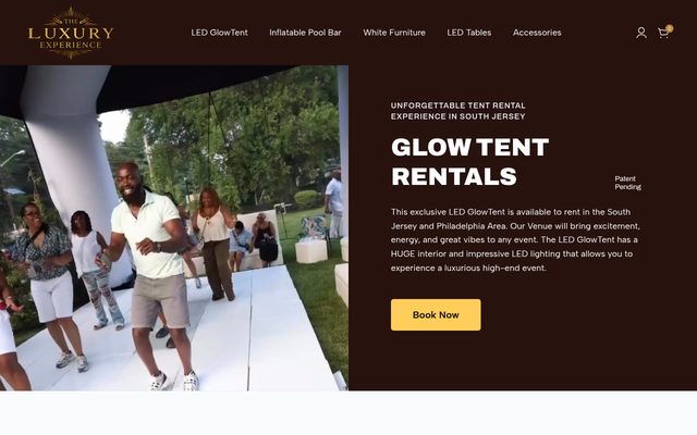 The Luxury Experience website