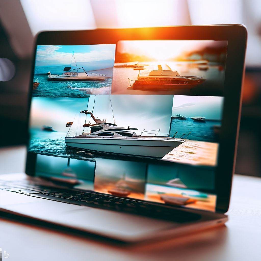 digital catalog for boat rentals