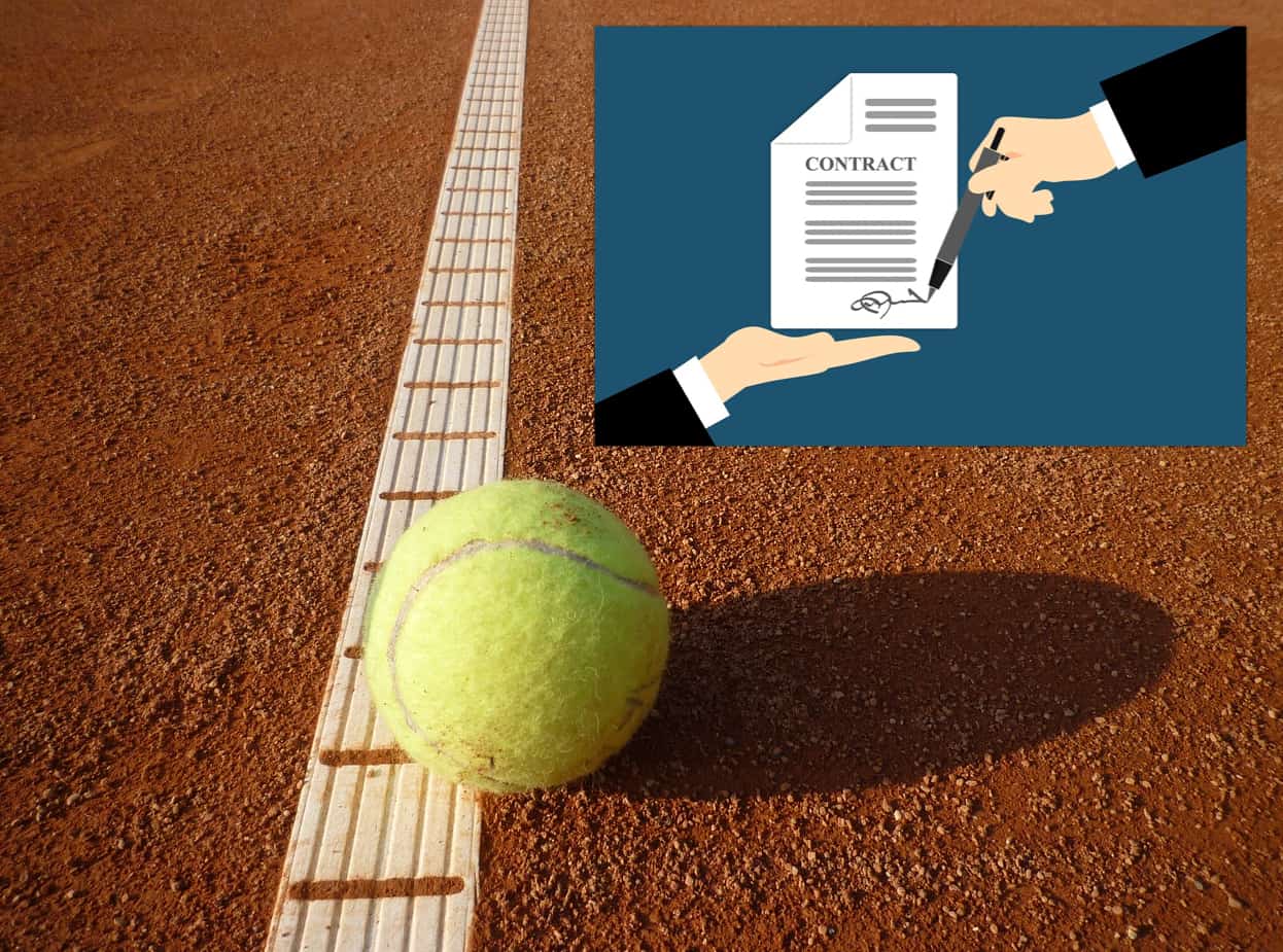Contract Management system for tennis courts