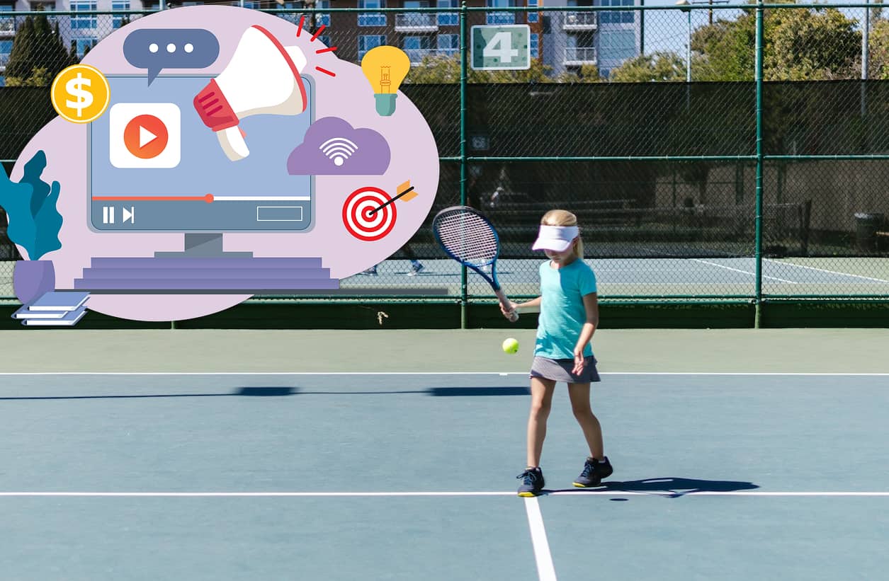 Marketing tools for tennis court and equipment rentals