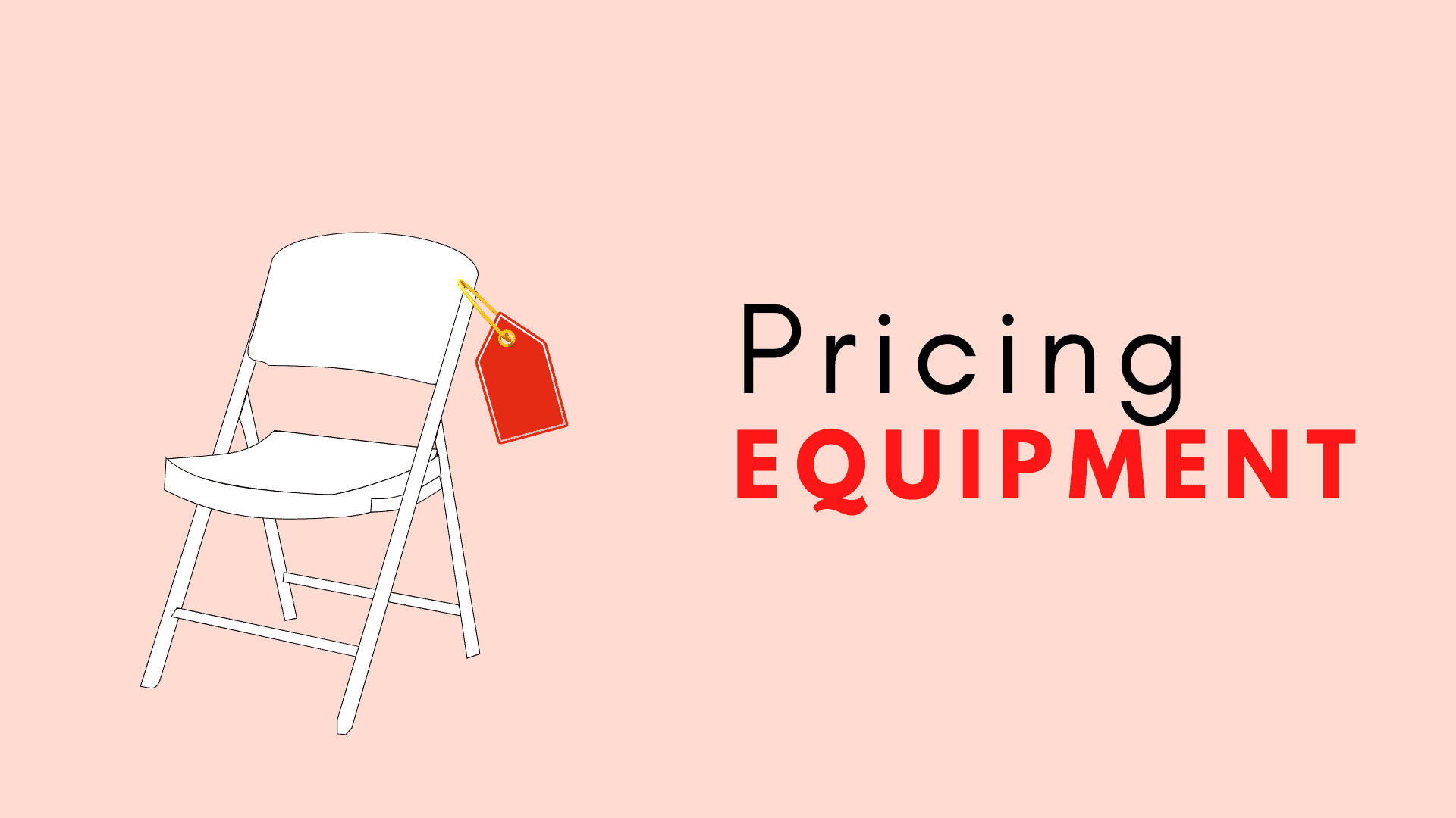 Pricing Party Rental Equipment