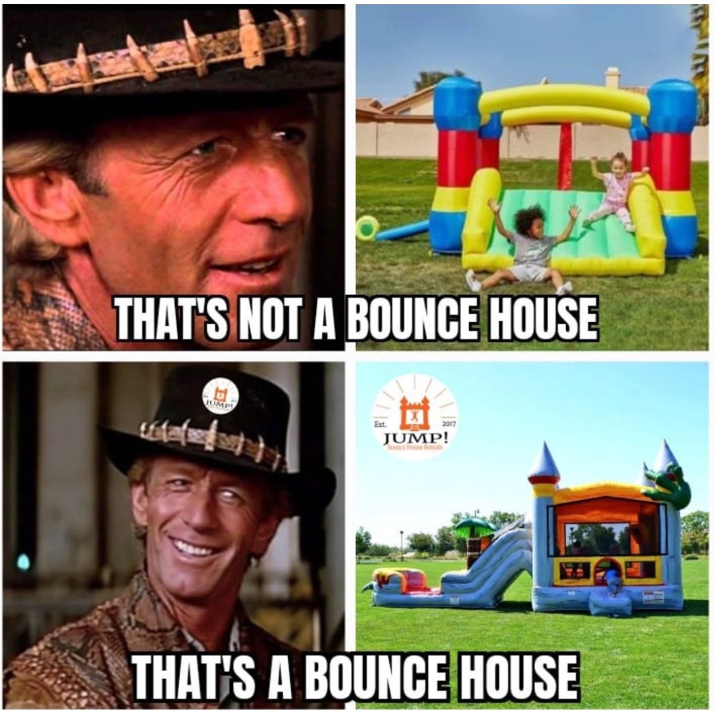 Bounce house meme