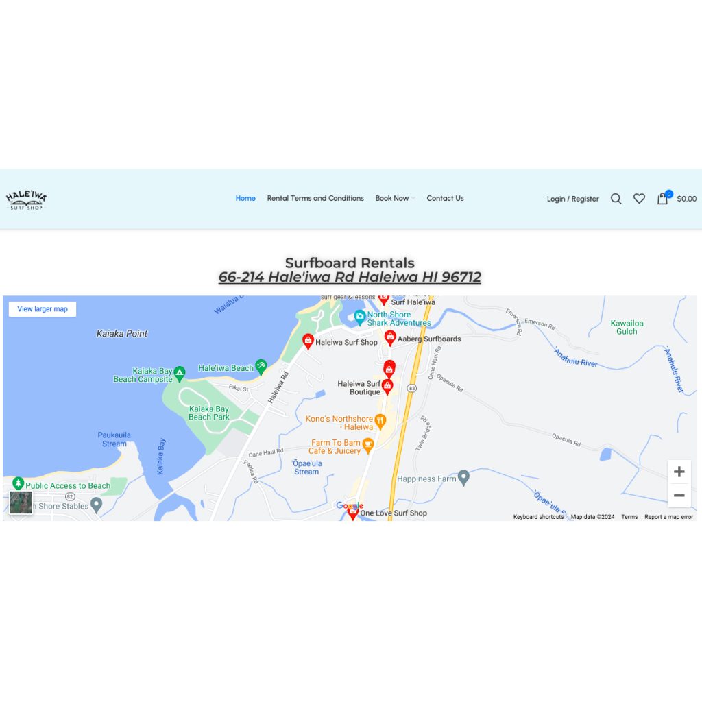 Integrating rental business to Google Maps