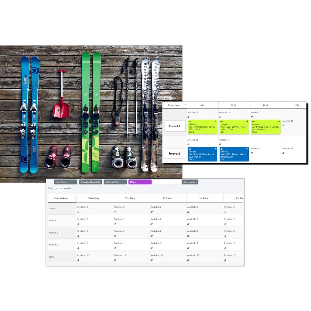 Inventory Management System for Skiing Equipment Rentals