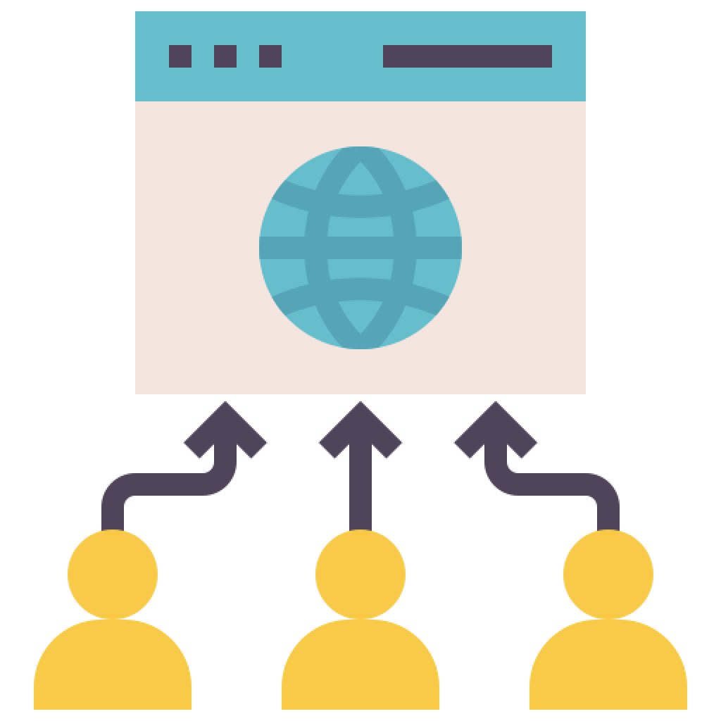 site traffic to a rental website